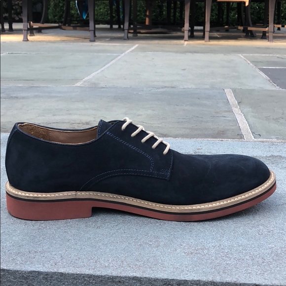 Navy suade dress shoes - Picture 2 of 4